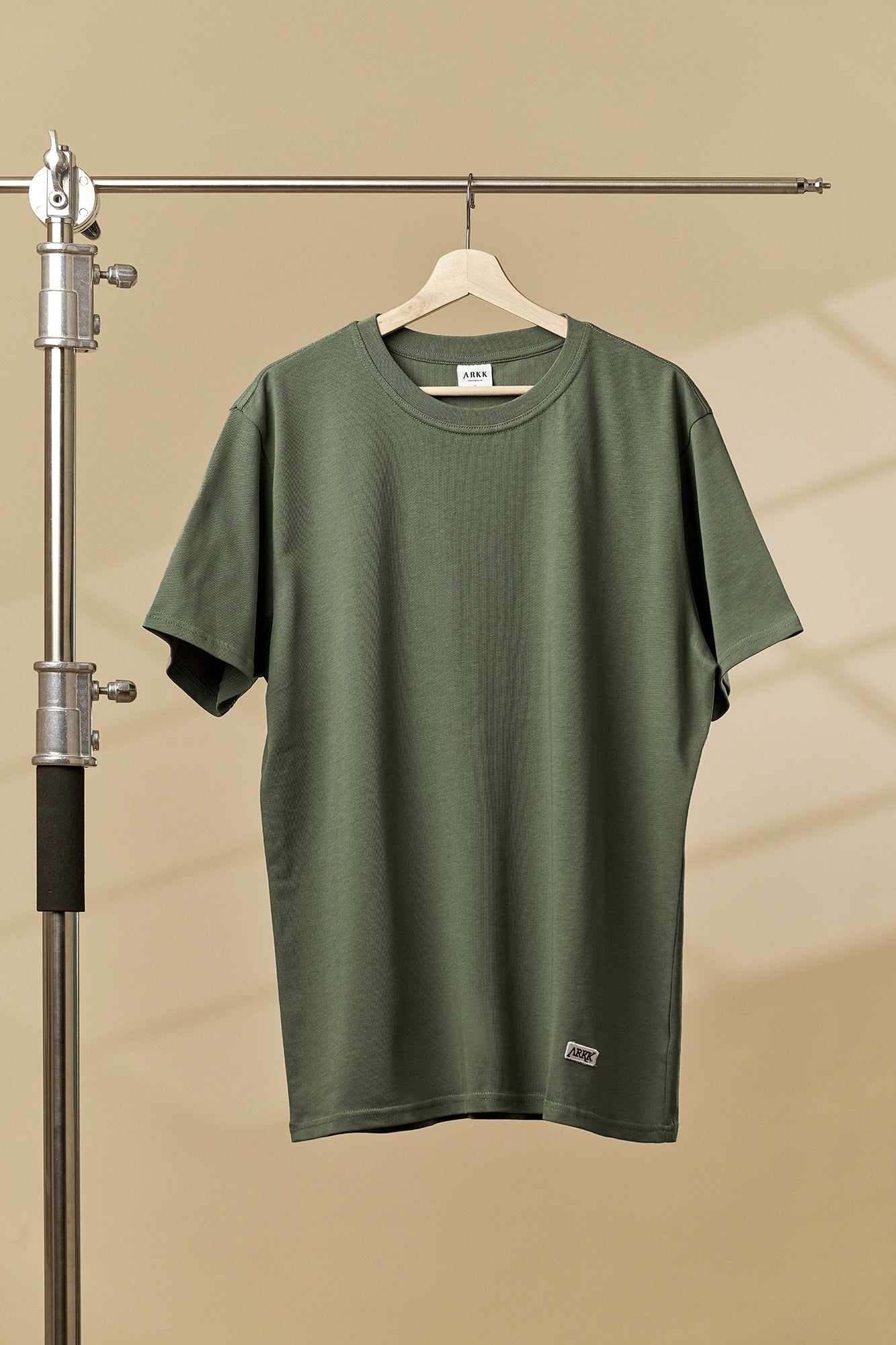 ARKK Apparel ARKK Box Logo Tee | Oil Green T-Shirt